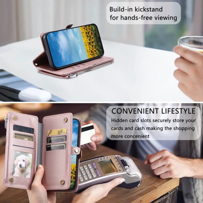 Lederhüllen Xiaomi Redmi Note 14 Pro 5g Portemonnaie Mit Riemen