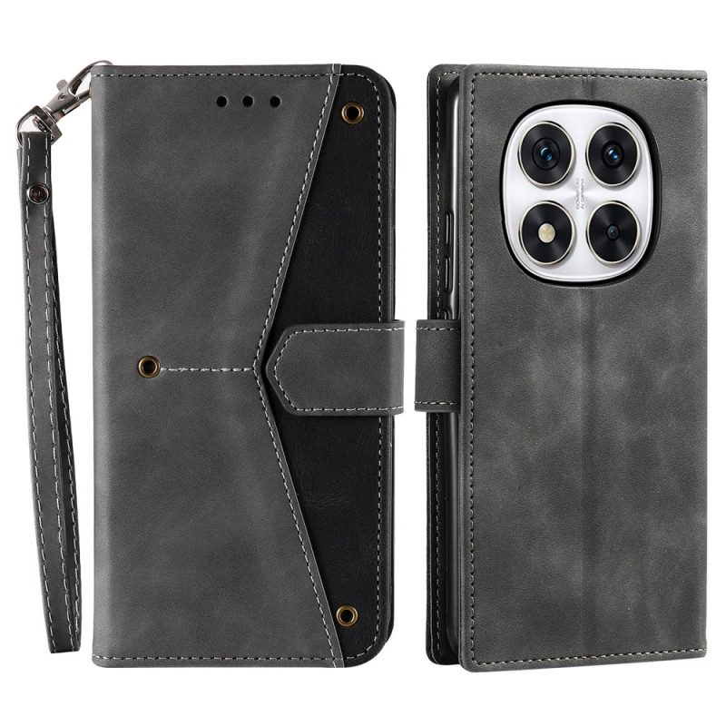 Lederhüllen Xiaomi Redmi Note 14 Pro 5g Vintage Zweifarbig