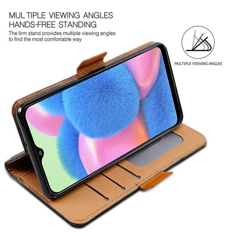 Lederhüllen Xiaomi Redmi Note 14 Pro 5g Zweifarbiges Design