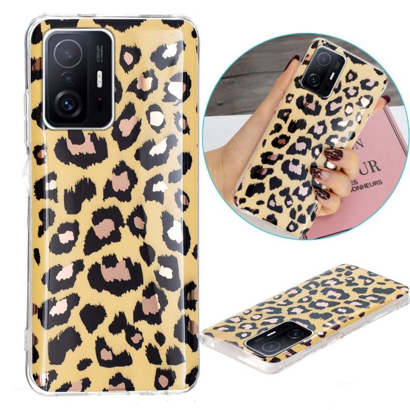 Handyhülle Für Xiaomi 11T / 11T Pro Marmor Im Leoparden-stil