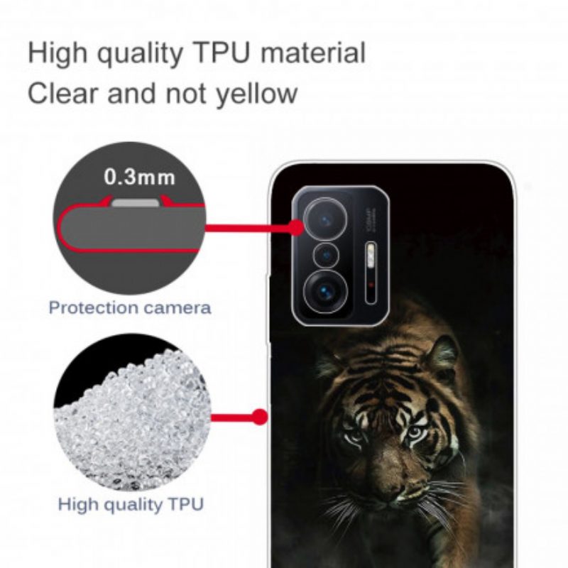 Hülle Für Xiaomi 11T / 11T Pro Flexibler Tiger
