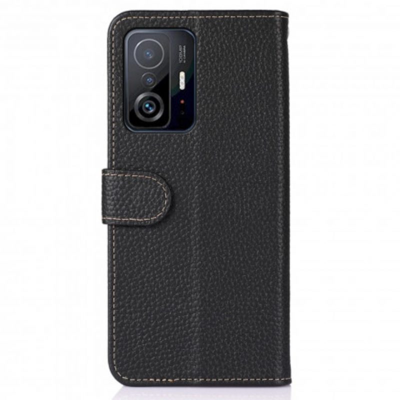 Lederhüllen Für Xiaomi 11T / 11T Pro Khazneh Litschi-leder