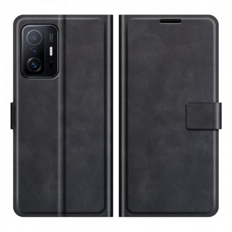 Lederhüllen Für Xiaomi 11T / 11T Pro Schlanker. Extremer Ledereffekt