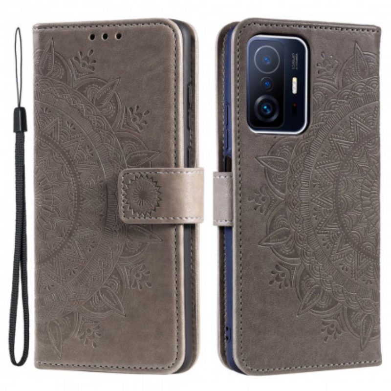 Lederhüllen Für Xiaomi 11T / 11T Pro Sonnenmandala