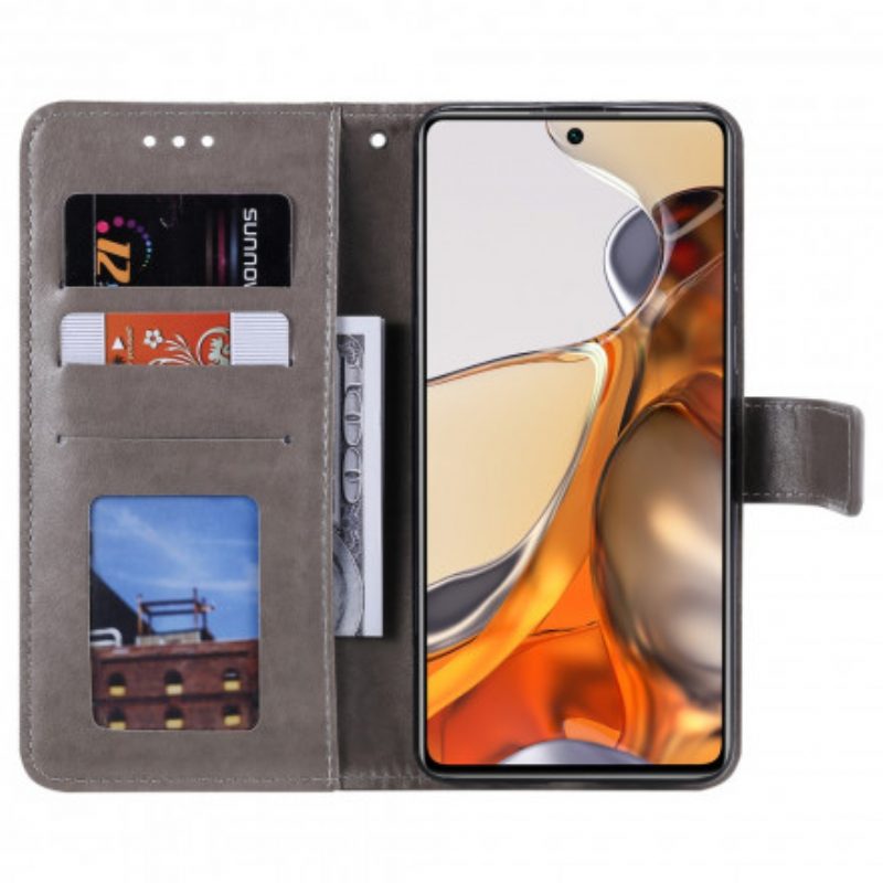 Lederhüllen Für Xiaomi 11T / 11T Pro Sonnenmandala