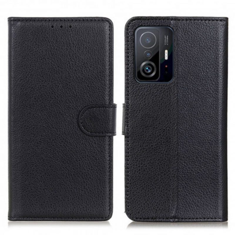 Lederhüllen Für Xiaomi 11T / 11T Pro Traditionelles Kunstleder