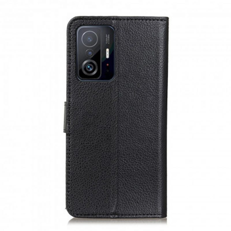 Lederhüllen Für Xiaomi 11T / 11T Pro Traditionelles Kunstleder