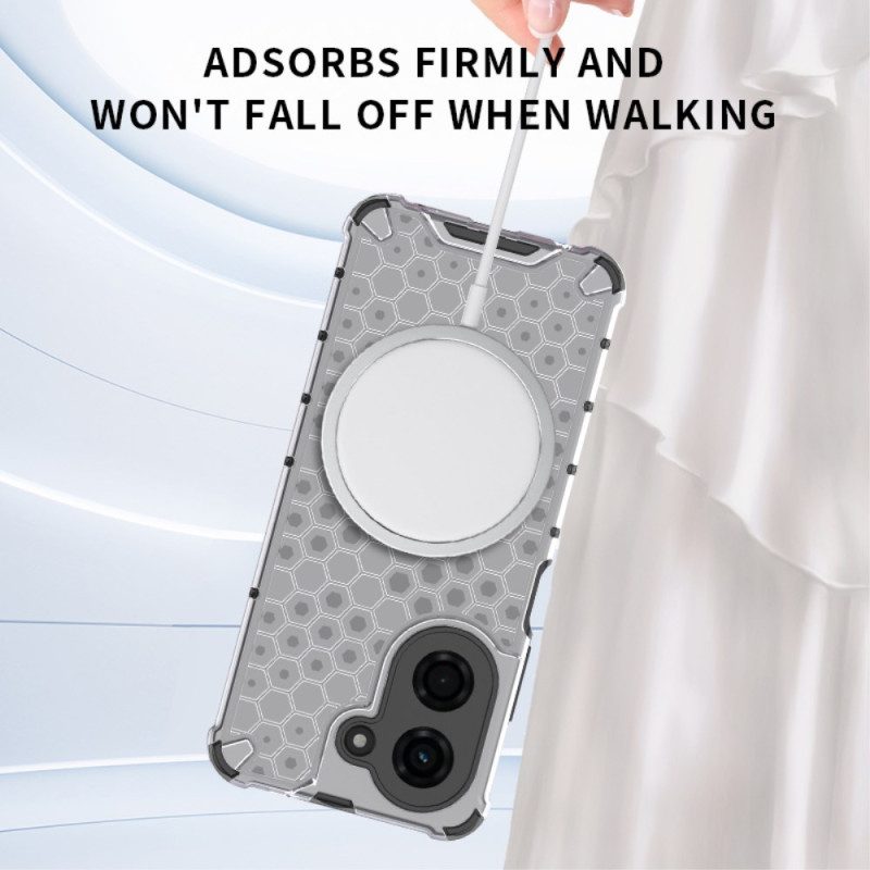 Hülle Für Poco C71 Magsafe-kompatibles Wabenmuster