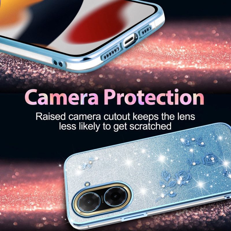 Hülle Poco C71 Handyhülle Strasssteine