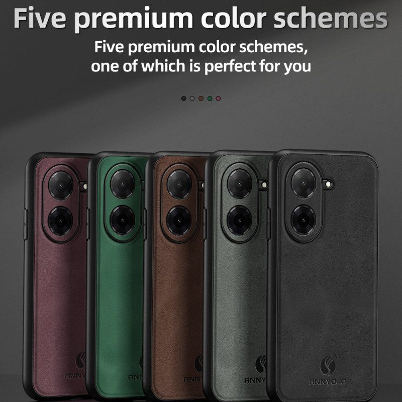 Hülle Poco C71 Lederoptik