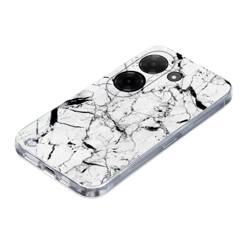 Hülle Poco C71 Marmormuster