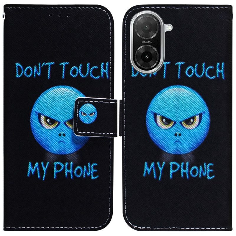 Lederhüllen Für Poco C71 Emoji-handy