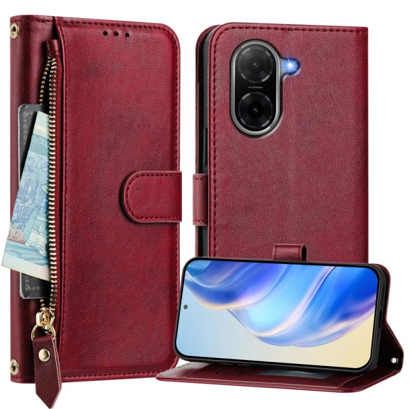 Lederhüllen Für Poco C71 Geldbörse Mit Riemen