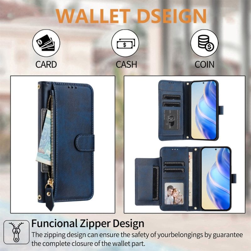 Lederhüllen Für Poco C71 Geldbörse Mit Riemen