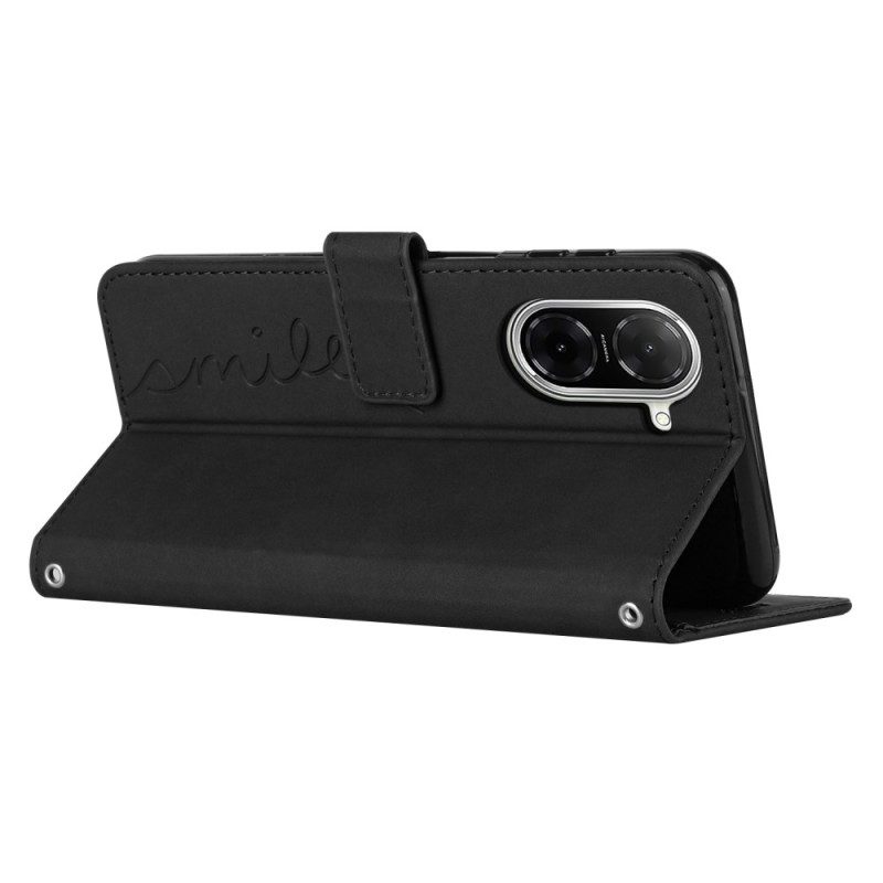 Lederhüllen Für Poco C71 Lächeln