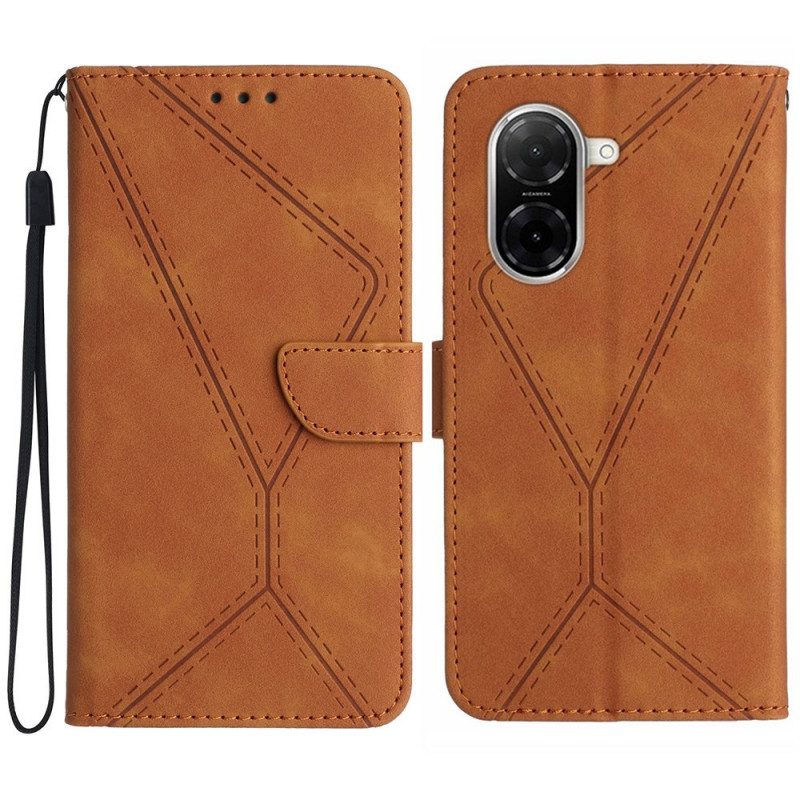 Lederhüllen Für Poco C71 Linien Und Zugbänder