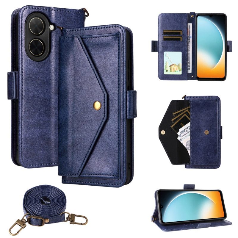 Lederhüllen Für Poco C71 Schultergeldbörse