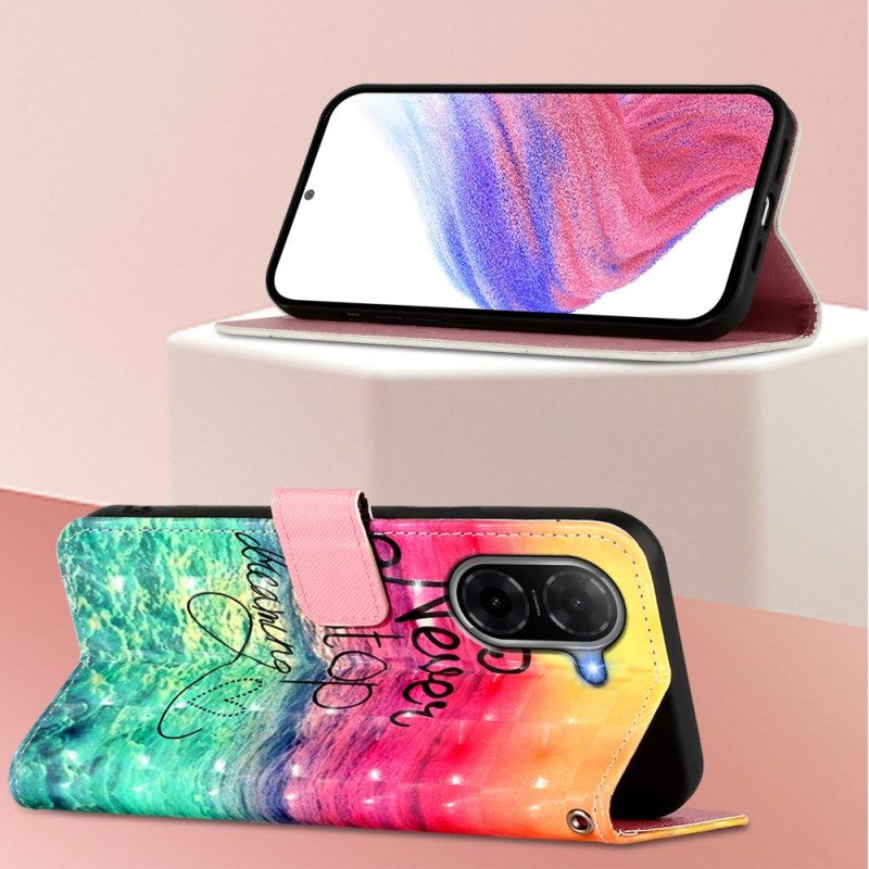 Lederhüllen Poco C71 Hör Niemals Auf Zu Träumen