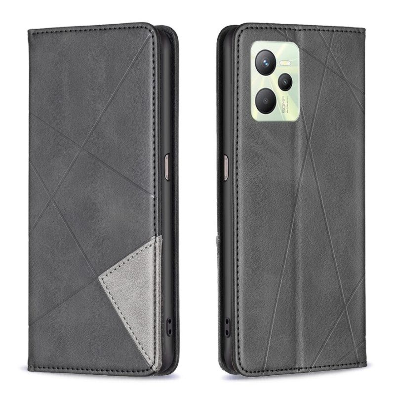 Schutzhülle Für Realme C35 Flip Case Diamanten