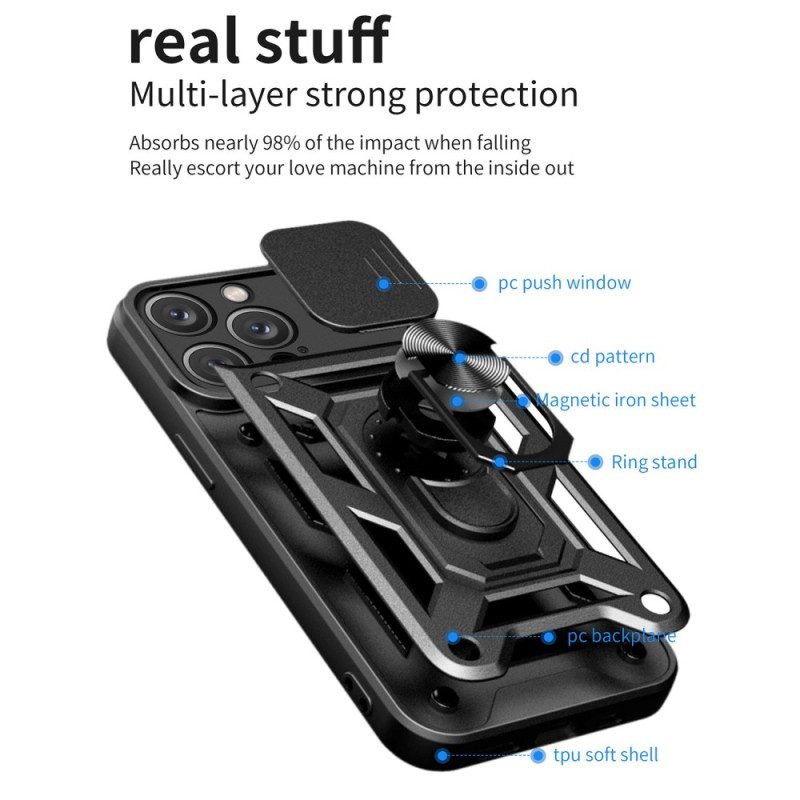 Hülle Für iPhone 14 Pro Extrem Widerstandsfähig Und Multifunktional