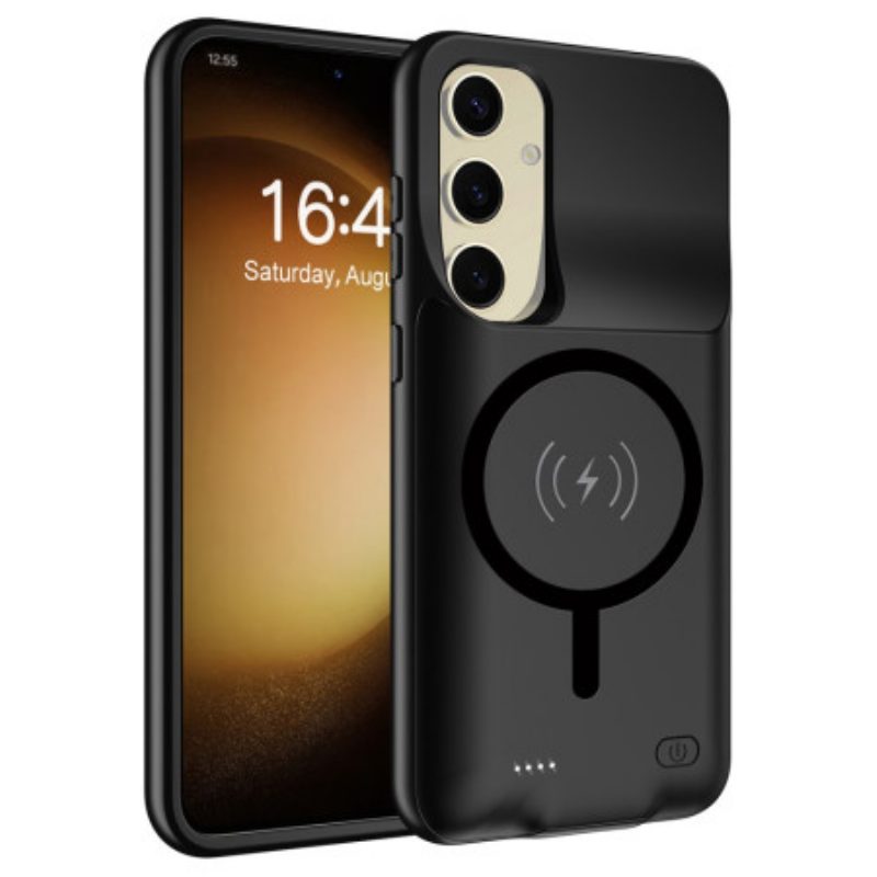 10000-mah-akkuhülle Für Samsung Galaxy S25 Mit Externem Ladegerät Und Magnetischer Befestigung