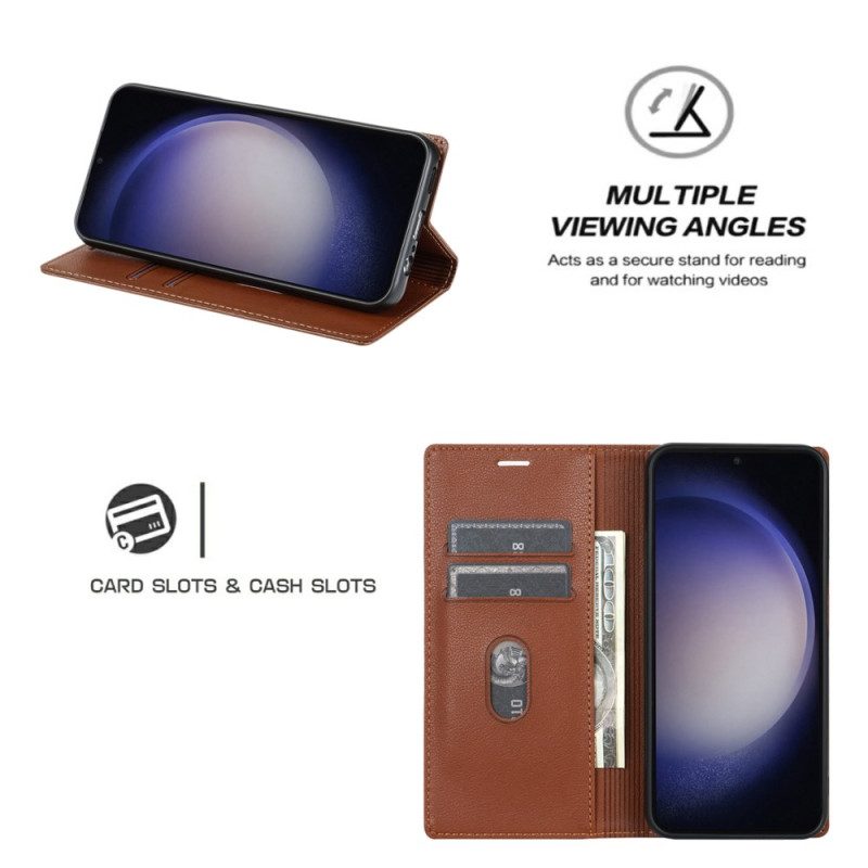 Flip Case Samsung Galaxy S25 5g Handyhülle Magnetverschluss