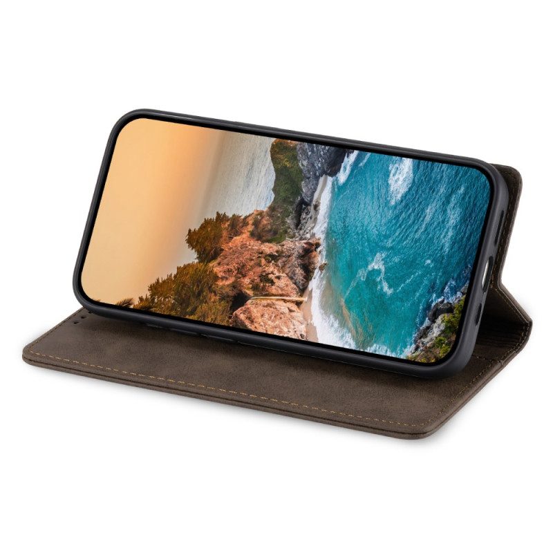 Flip Case Samsung Galaxy S25 5g Rfid-blockierender Lederlook