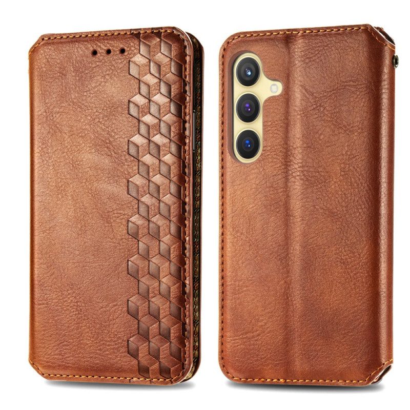 Flip Case Samsung Galaxy S25 5g Wildlederoptik