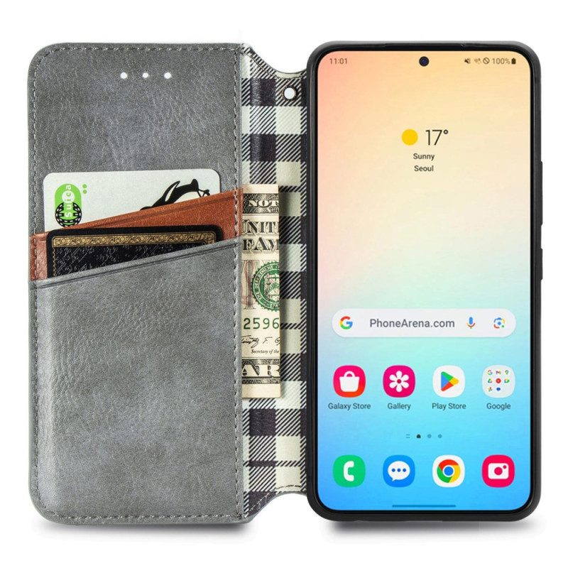 Flip Case Samsung Galaxy S25 5g Wildlederoptik