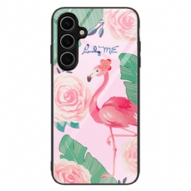 Hülle Für Samsung Galaxy S25 5g Flamingo (sicherheitsglas)