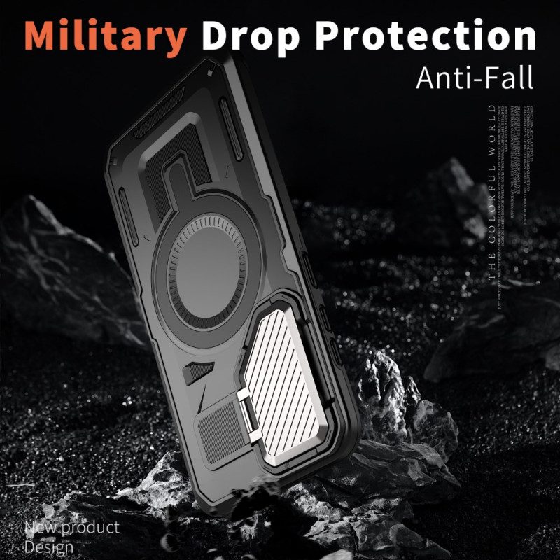 Hülle Für Samsung Galaxy S25 5g Magsafe-kompatible Halterung Und Objektivschutz