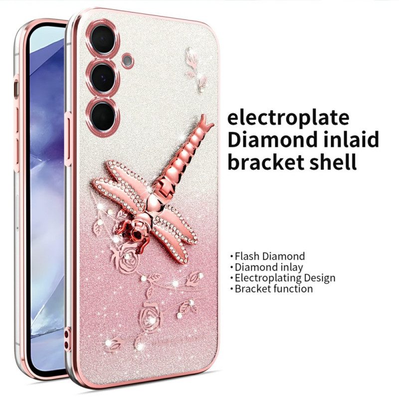 Hülle Für Samsung Galaxy S25 5g Mit Kadem Libellenständer