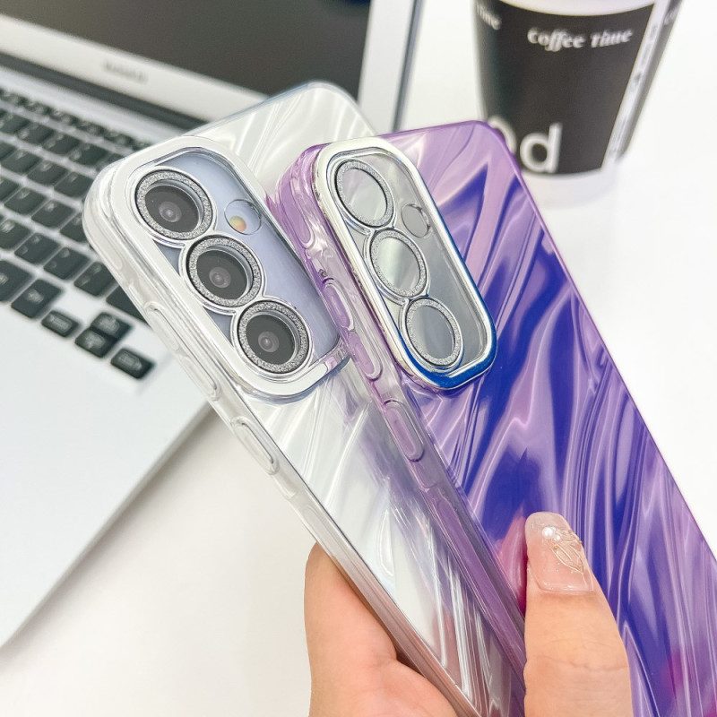 Hülle Für Samsung Galaxy S25 5g Perlmuttglanz Mit Schutzfolie