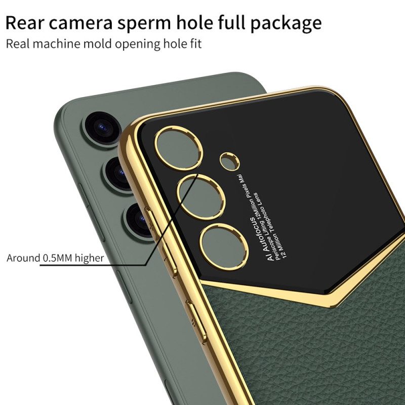 Hülle Für Samsung Galaxy S25 5g Rand In Metallic-optik