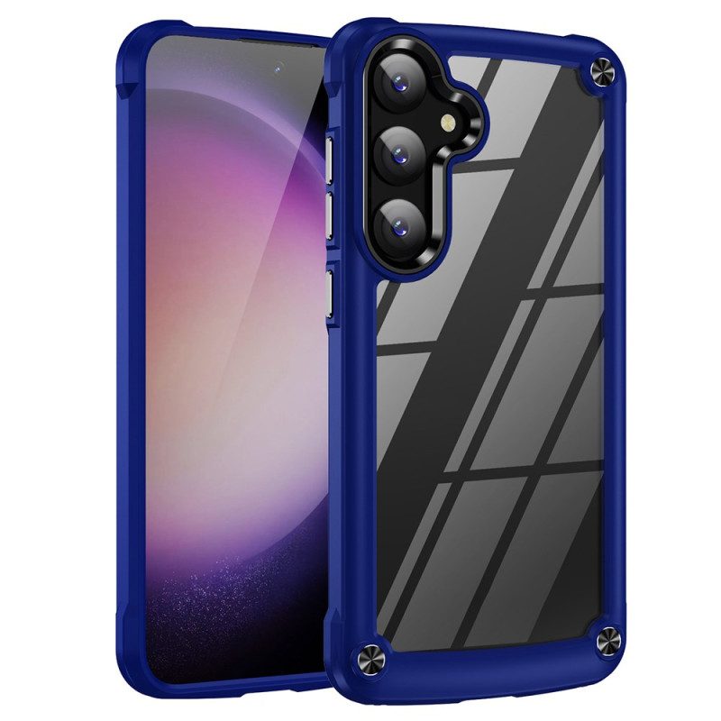 Hülle Für Samsung Galaxy S25 5g Transparent Mit Silikonkanten