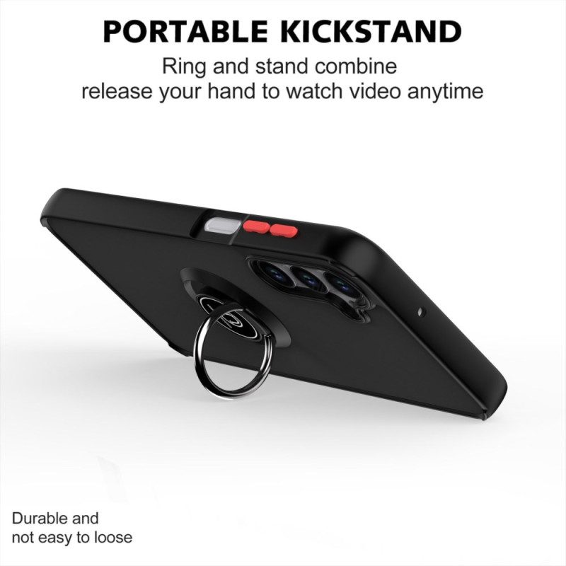 Hülle Für Samsung Galaxy S25 5g Zweifarbiger Ringhalter