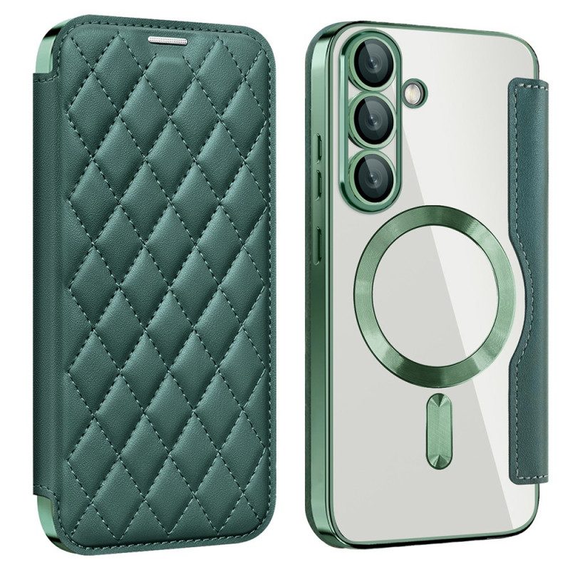 Hülle Samsung Galaxy S25 5g Gesteppt Kompatibel Mit Magsafe