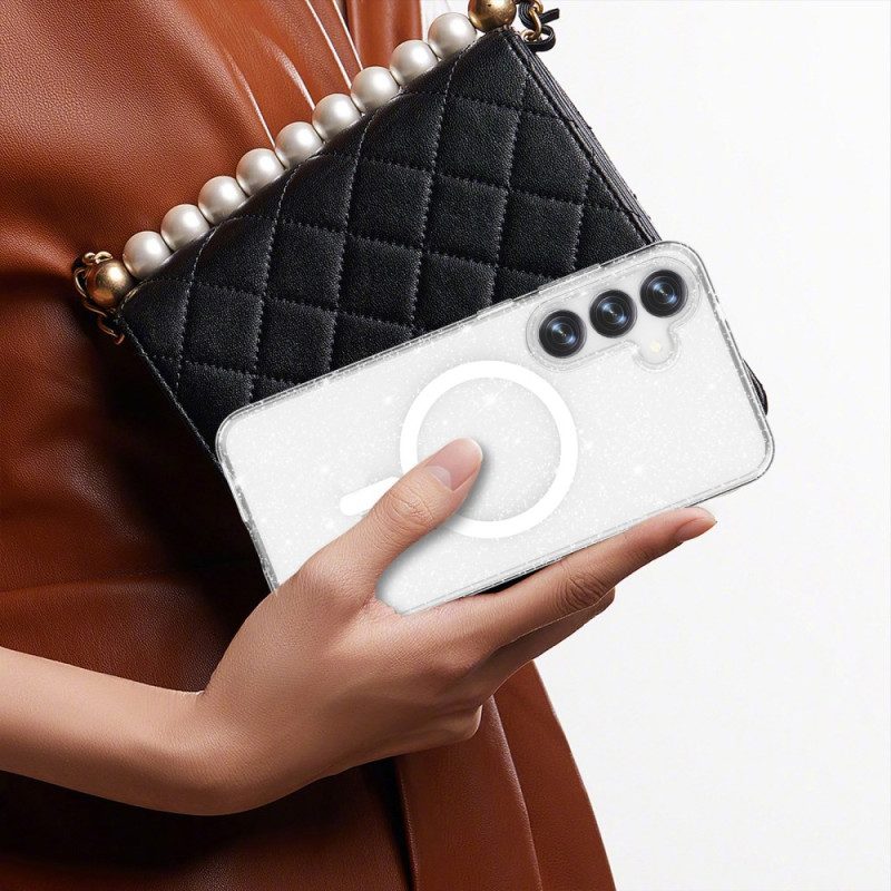 Hülle Samsung Galaxy S25 5g Glitzernde Rückseite Magsafe-kompatibel