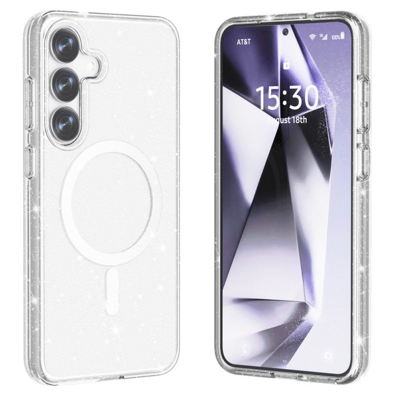 Hülle Samsung Galaxy S25 5g Glitzernde Rückseite Magsafe-kompatibel