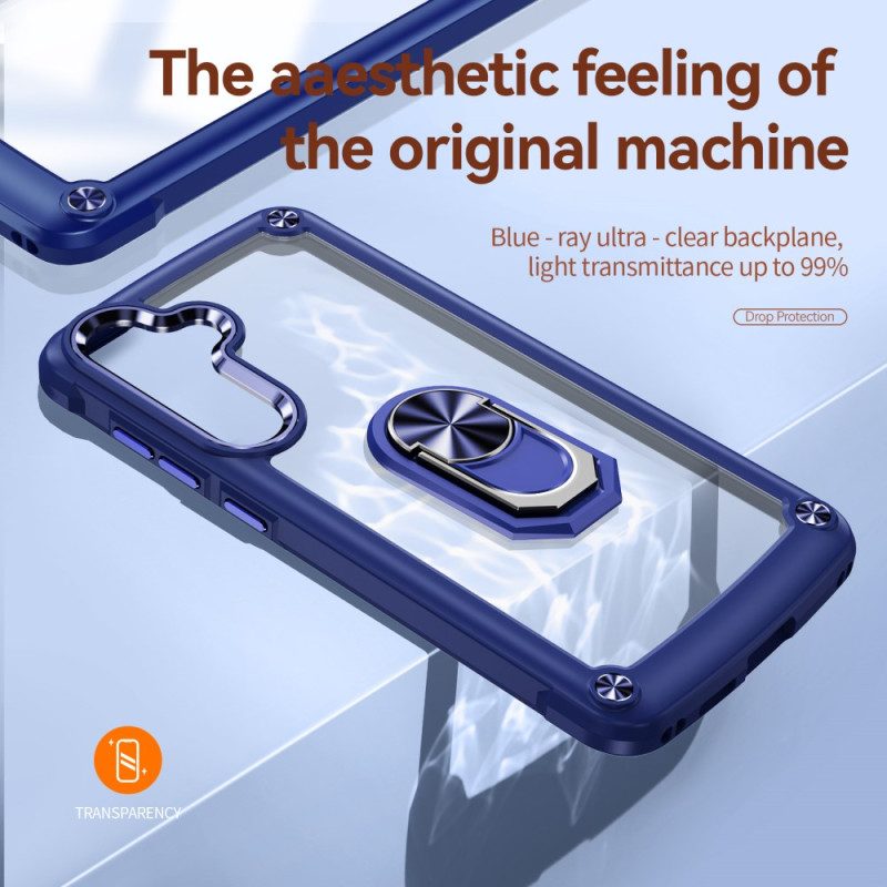 Hülle Samsung Galaxy S25 5g Handyhülle Transparent Mit Integriertem Ständer