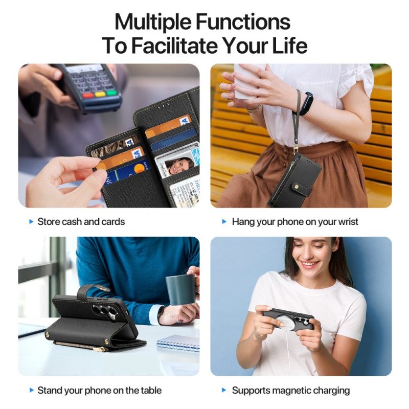 Lederhüllen Für Samsung Galaxy S25 5g Lawa-serie Dux Ducis