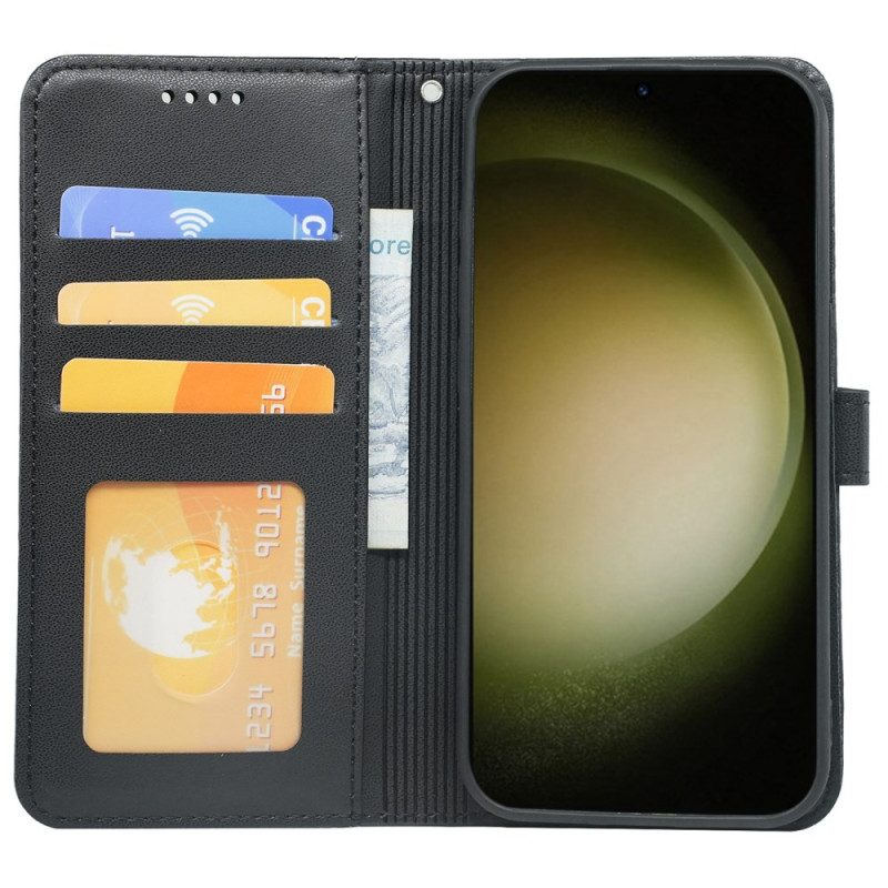 Lederhüllen Für Samsung Galaxy S25 5g Vintage-stil