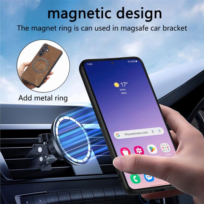 Lederhüllen Samsung Galaxy S25 5g Abnehmbare Magnethülle