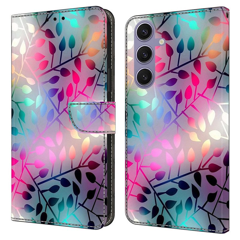 Lederhüllen Samsung Galaxy S25 5g Ahornblätter