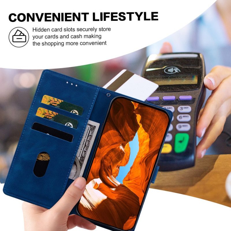 Lederhüllen Samsung Galaxy S25 5g Blumenmuster