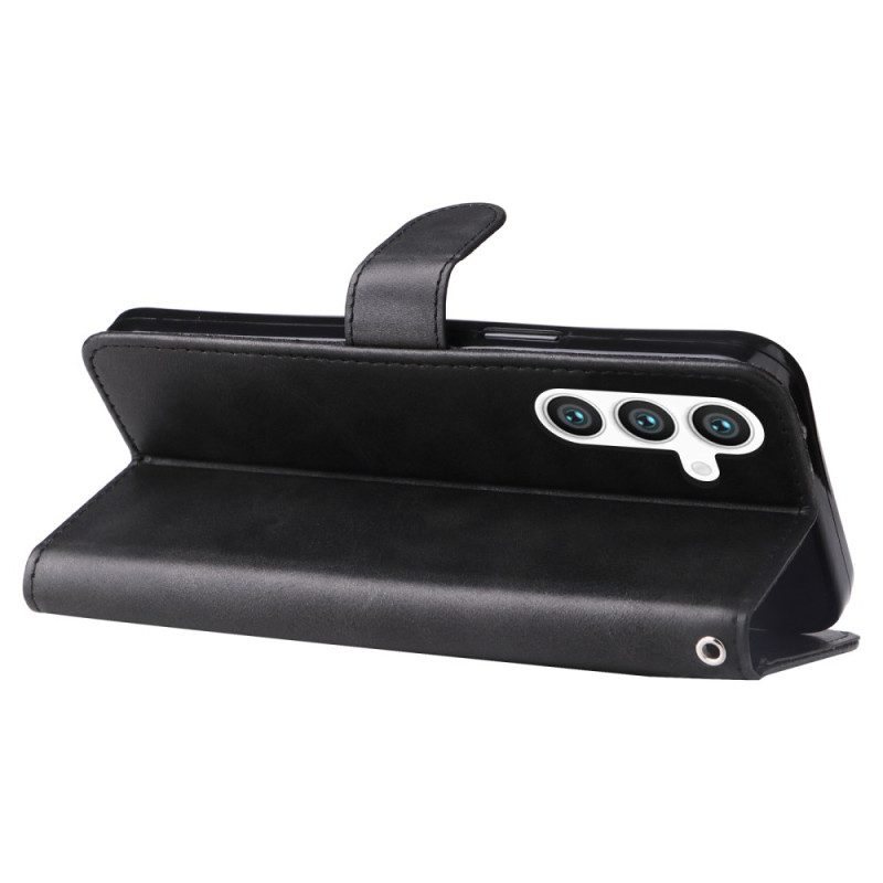 Lederhüllen Samsung Galaxy S25 5g Handyhülle Geldbörse Mit Reißverschluss