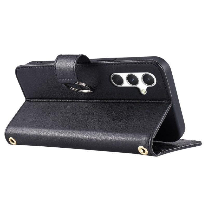 Lederhüllen Samsung Galaxy S25 5g Ring Und Armband