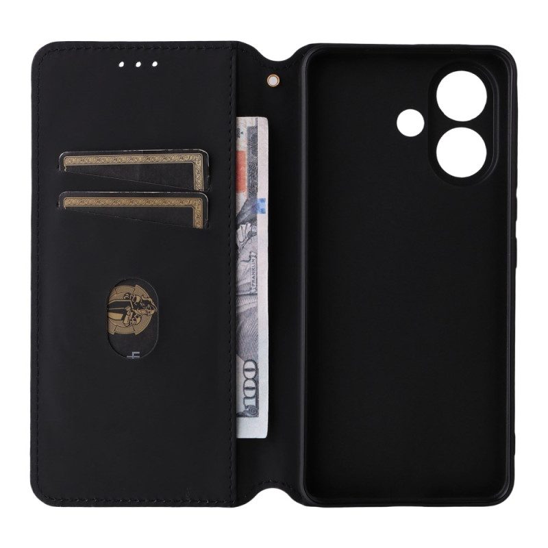 Flip Case Für Vivo V60 Lite Rautenmuster