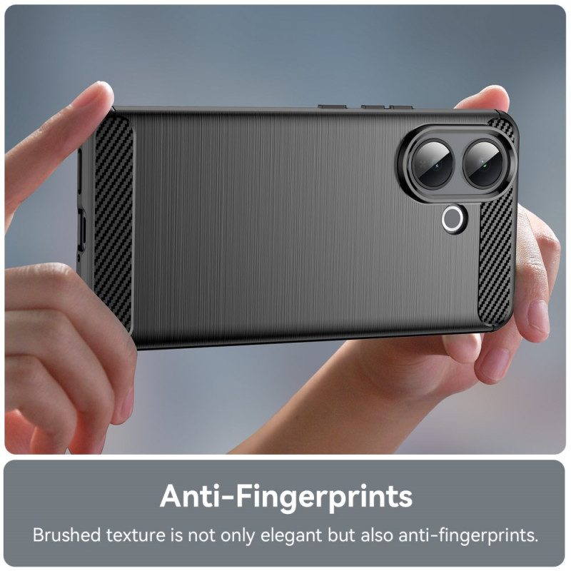 Hülle Vivo V60 Lite Gebürstete Kohlefaser