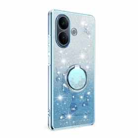 Hülle Vivo V60 Lite Handyhülle Mit Ringhalter Und Farbverlauf-pailletten